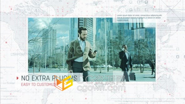 互联网高科技会议演示商业技术商品信息介绍展示宣传片-AE模板