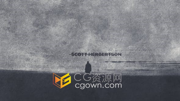 神秘黑暗主题风格历史纪录片电影标题场景预告片-AE模板