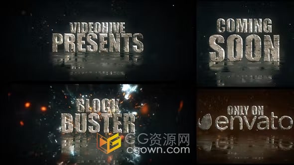 AE模板-战争动作大片军事历史电影纪录片Action Movie Trailer