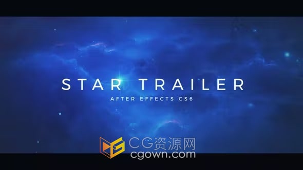 干净大气空间感标题电影预告片宣传视频-AE模板下载