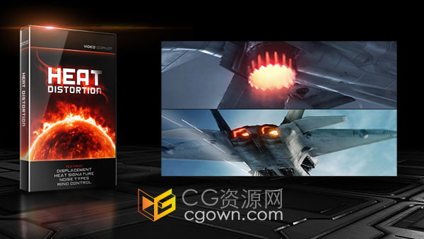 Heat Distortion v1.0.32 AE插件制作热浪和变形效果