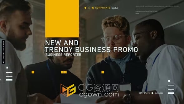 AE模板-通用企业宣传片模板商业教育服务公司广告视频