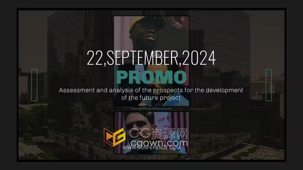 AE模板-时尚现代企业宣传片在线活动营销视频广告