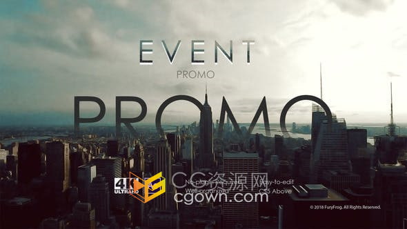 AE模板-商业会议会展演讲活动预告企业座谈会视频开场白