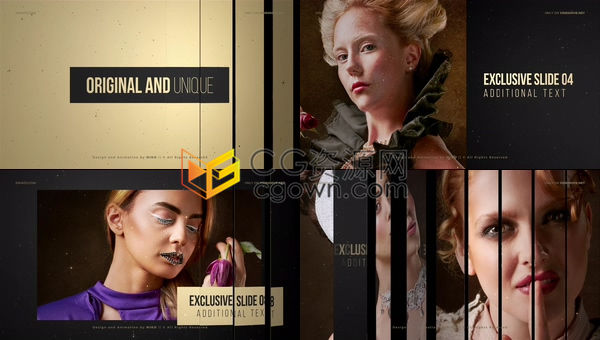 高贵公司晚会活动包装片头粒子动画颁奖典礼宣传视频制作-AE模板免费下载