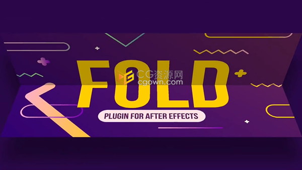 Fold v1.0.2 Win/Mac破解版本图层折叠翻转动画效果AE插件免费下载