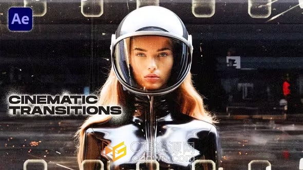 40个电影胶片划痕噪点灰尘覆盖元素过渡-AE模板