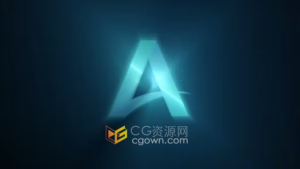 4K超高清光边标志展示Light Edge Logo Reveal-AE模板
