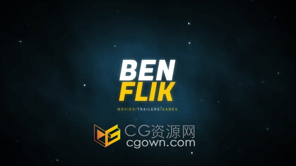 AE模板-强大能量快速科技感在线流媒体游戏评体育汽车主题标志片头