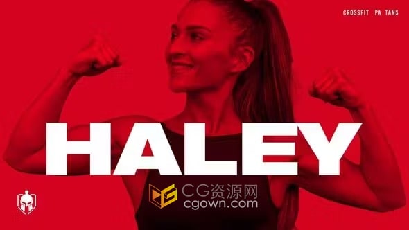 电子竞技体育包装球员介绍运动健身教练团队演示-AE模板