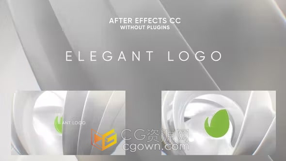 切片形状图形动画演绎LOGO视频片头-AE模板下载