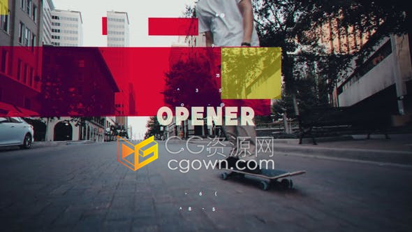 现代嘻哈流行文化街头风情创意时尚广告体育音乐活动开场-AE模板