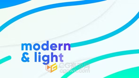 AE LOGO模板-线条标志动画公司品牌宣传介绍片头