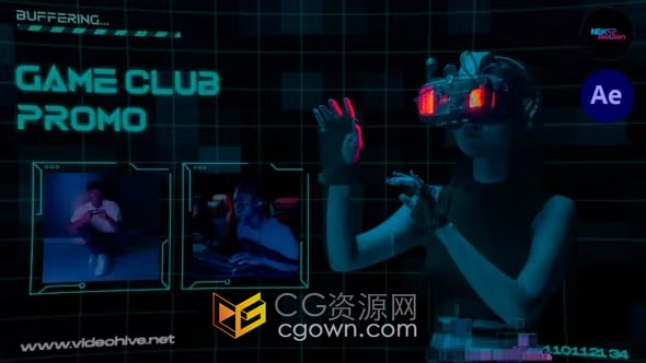 AE模板-电子竞技赛事预告玩家介绍游戏俱乐部宣传视频