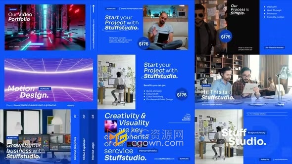 多用途商业视频AE模板现代企业营销宣传片