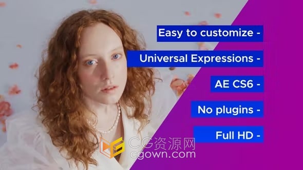 充满活力时尚摄影广告活动视频片头动画-AE模板