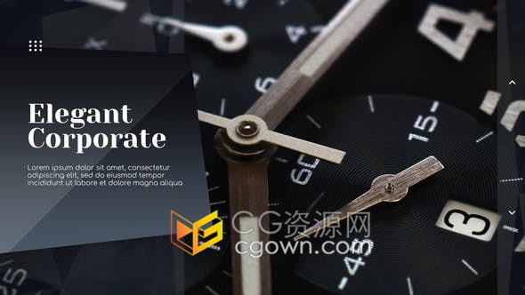 清晰经典平衡动画设计全新商业理念简洁优雅企业宣传片-AE模板