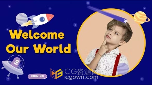 AE模板-儿童编程积木创意教育机构兴趣班培训中心视频广告