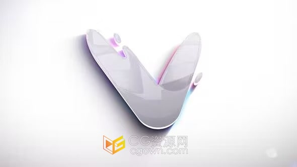 AE模板-Secret Logo干净光泽感公司品牌标志宣传动画