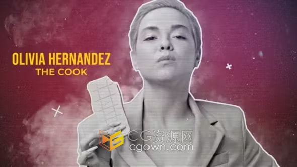 AE模板-时尚定格动画体育运动音乐视频冻结帧效果开场白