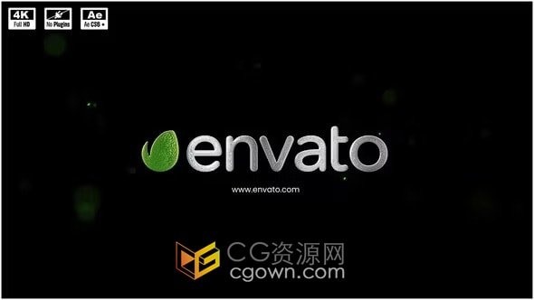 大气标志动画粉碎风沙雾化消散效果LOGO片头-AE模板