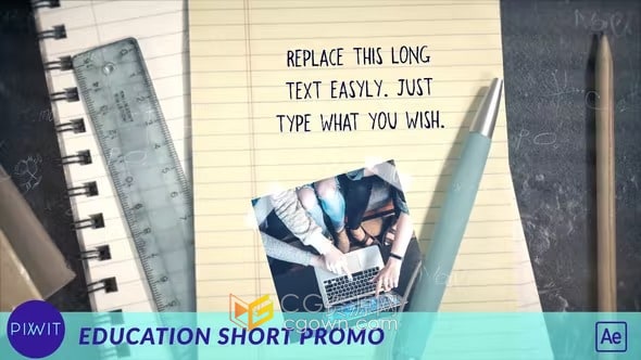 教育与科学短片宣传片视频-AE模板下载