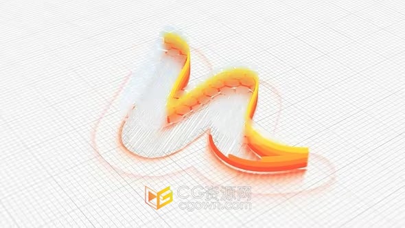 3D动画LOGO视频片头效果制作-AE模板免费下载