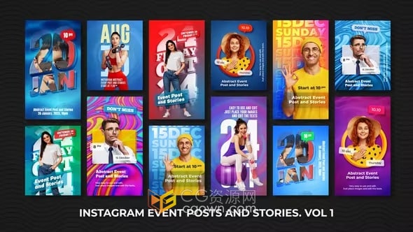 商业会议人物介绍创意设计小视频动画-AE模板