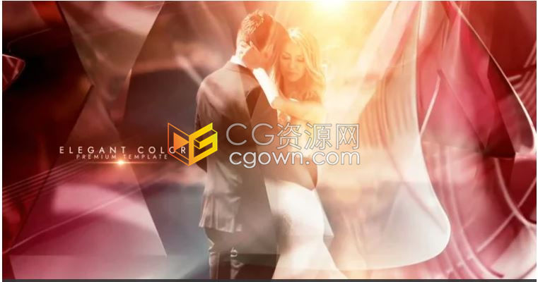 时尚优雅透明玻璃质感幻灯片演示精美珠宝宣传视频开场-AE模板下载