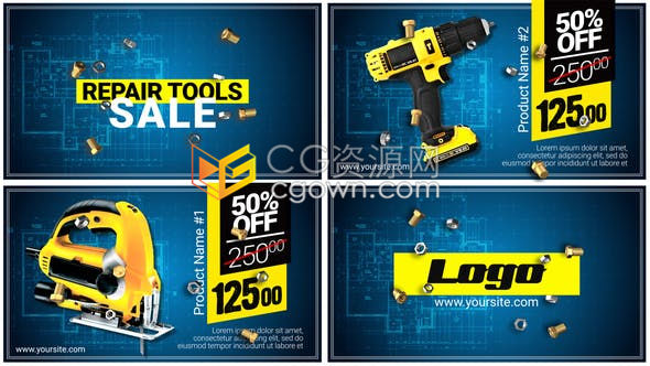 新产品宣传特价促销在线商店快速推广视频广告-AE模板下载