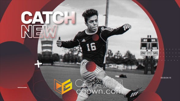 激情体育运动球类赛事游戏赛车宣传包装开场视频-AE模板