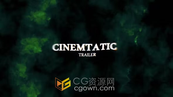 恐怖片惊悚片电影预告片视频制作-AE模板下载