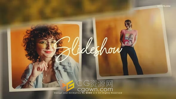 照片幻灯片AE模板视频相册动画制作