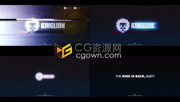 高科技数字失真信号损坏故障闪光特效演绎LOGO标志片头-AE模板下载