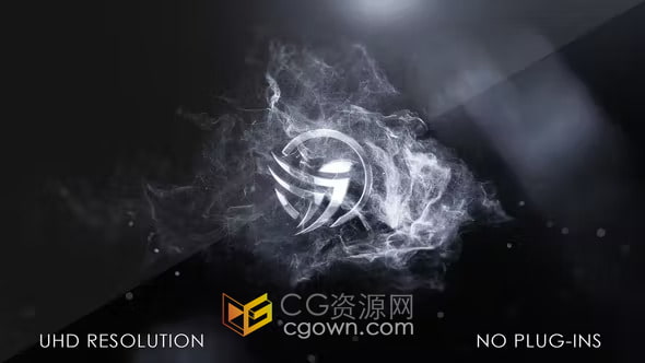 流动粒子特效动画LOGO视频片头-AE模板下载