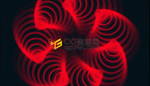 使用简单的表达式及Radio Waves创建很酷的三维图形抽象视觉效果动画-AE教程