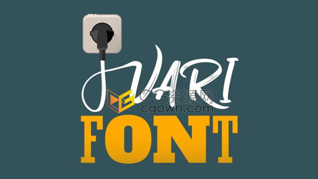 AE/PR插件VariFont v2.0.1控制字体属性变换工具
