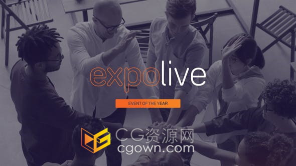 现场赛事在线活动主题演讲公司业务演示时尚宣传动画-AE模板
