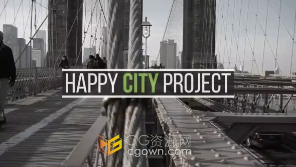 干净优雅企业活动介绍现代照片简短幻灯片宣传视频-AE模板