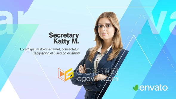 创业公司简介时间表商业活动演示企业宣传片视频-AE模板