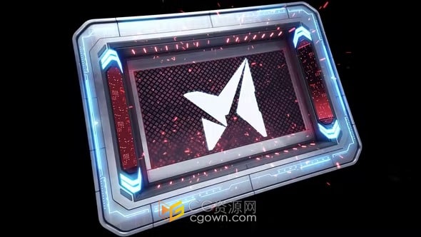 AE模板-世界杯足球赛事体育频道包装LOGO过渡运动视频3D标志转场