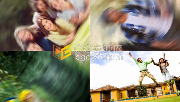 制作快速视差幻灯片静态照片呈现3D效果视频相册-AE模板免费下载