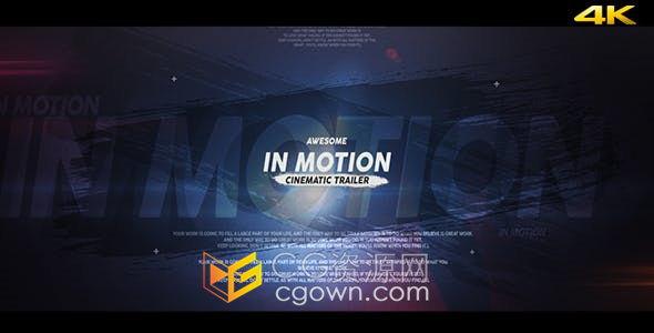 制作音乐艺术浪漫赛车漂移鼓舞人心动作视频风格化电影预告片-AE模板