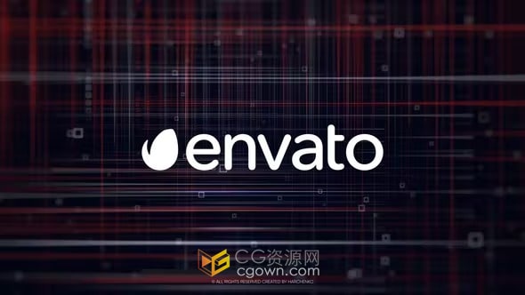 动态动画粒子和点线背景高科技倒计时介绍-AE倒数片头模板