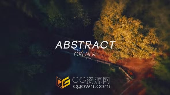 创意设计公司宣传介绍像素拉伸转场效果视频-AE模板