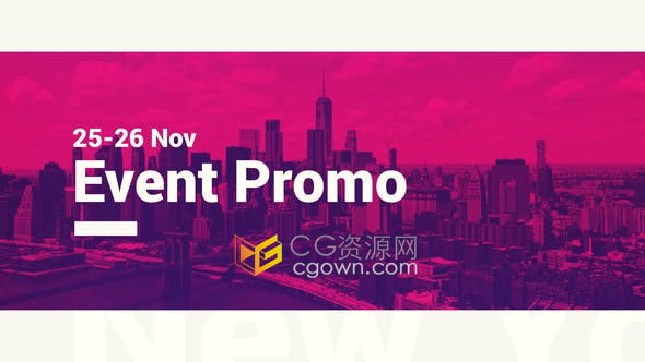 跺脚节奏公司会议商务峰会介绍访谈演讲活动预告宣传AE模板