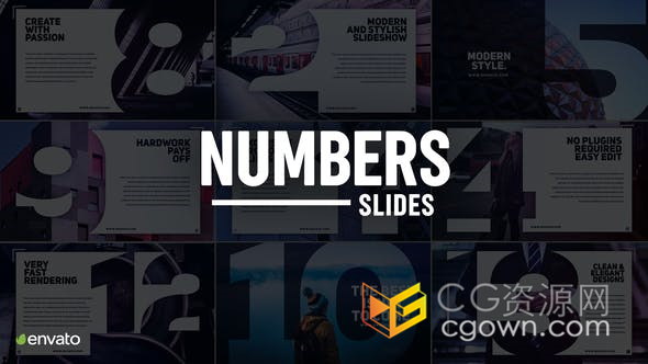 数码科技商务公司会展演示数字商业宣传包装幻灯片-AE模板