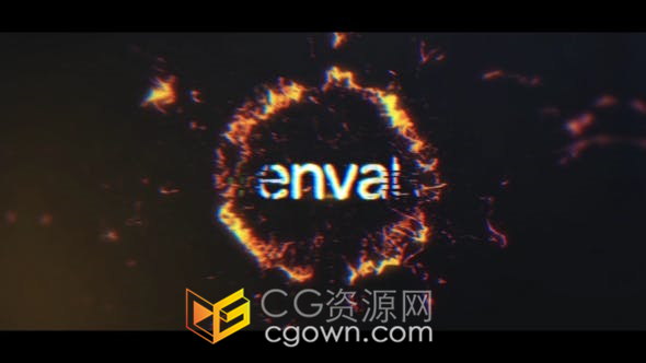 快速火焰特效动画LOGO介绍视频片头制作工程-AE模板