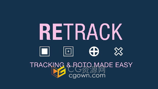 AE脚本ReTrack v2.0.5重新调整编辑修改不良跟踪数据