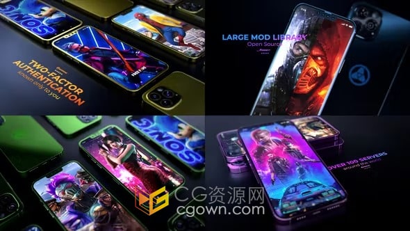 移动应用程序手机APP软件演示介绍宣传视频-AE模板